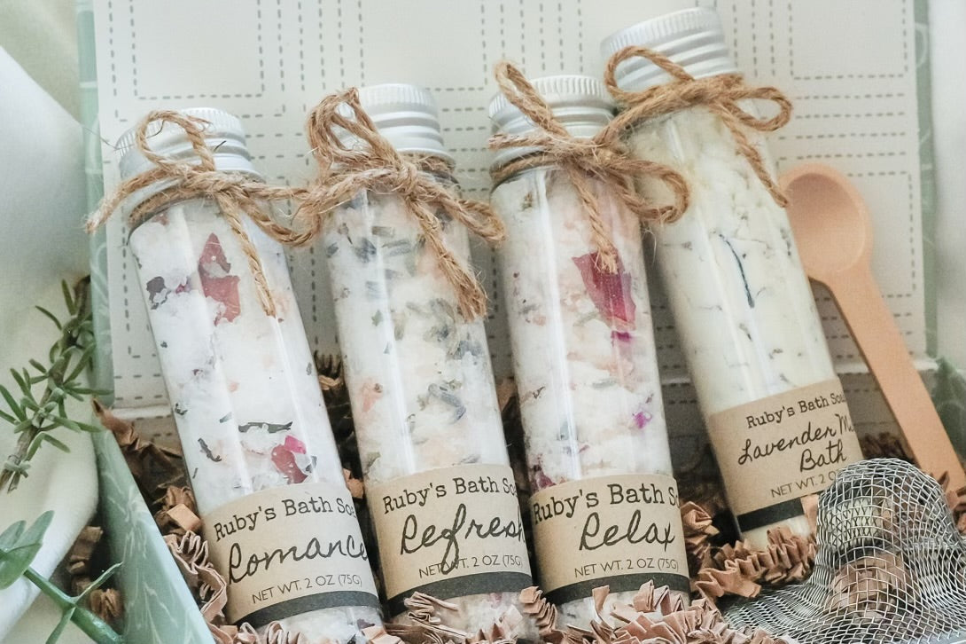 Natural Handmade Bath Soak Gift Set