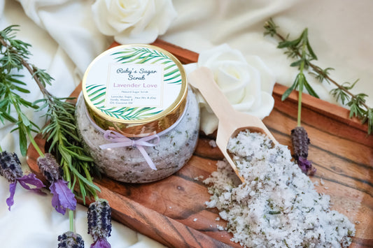 Natural Lavender Sugar Scrub